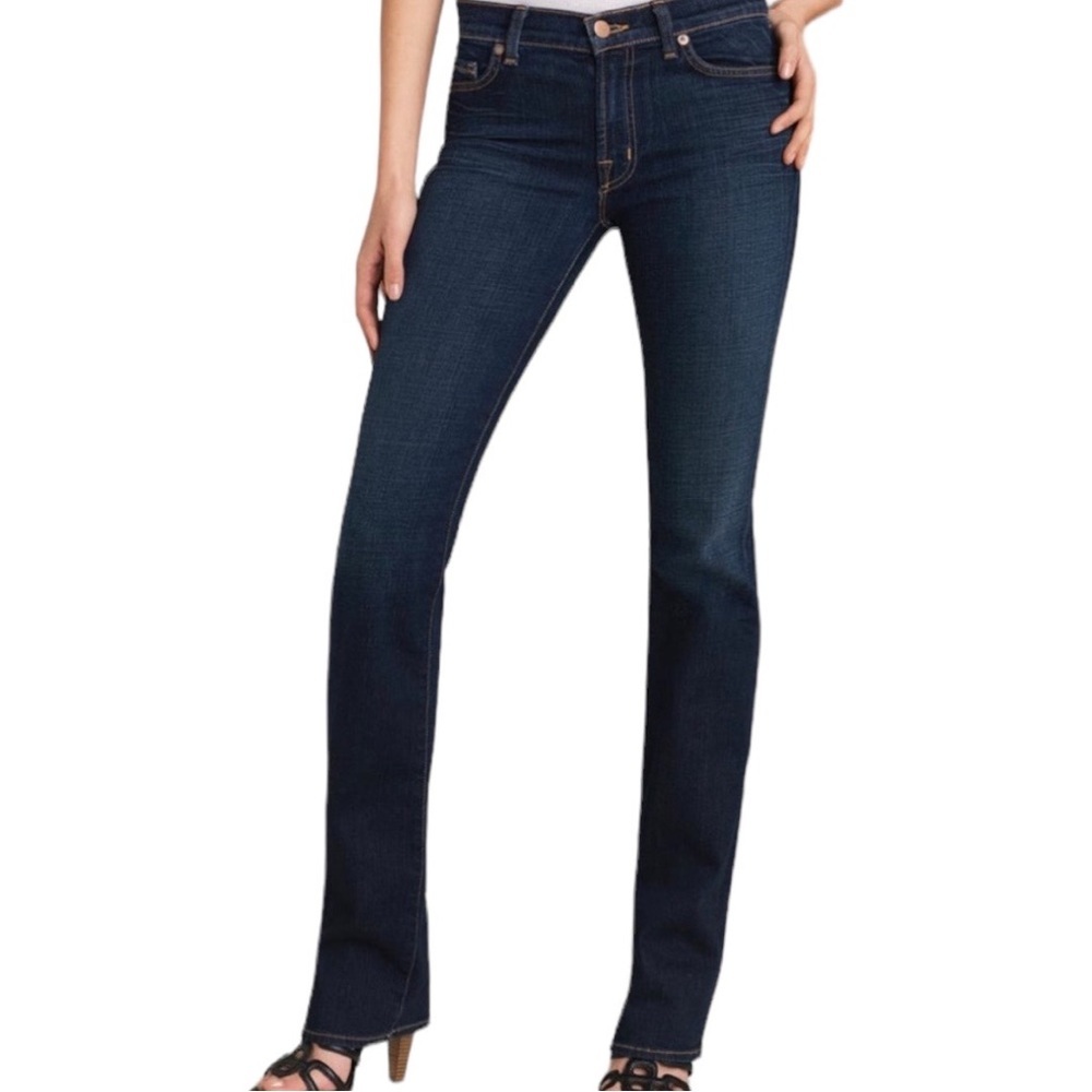 J Brand Straight Leg Dark Wash Mid Rise Jeans 26